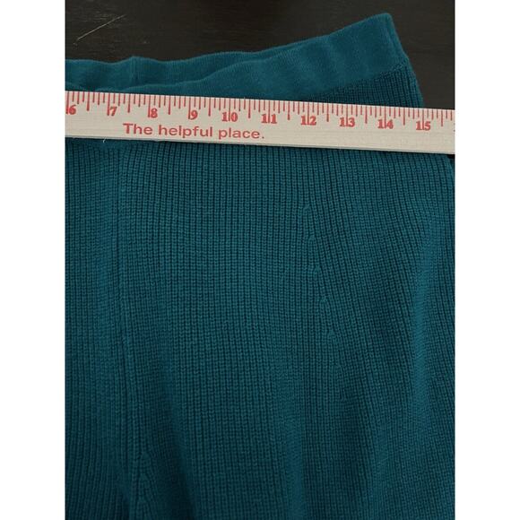 Cult Gaia Turquoise Knit Pants - Picture 4 of 7